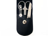 Manicure set with glass nail file