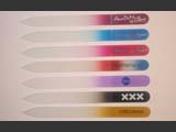 Glass nail files as promotional item