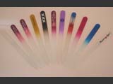 Glass nail files as promotional item